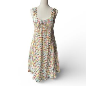 Trina Turk Silk Chiffon Polka Dot dress